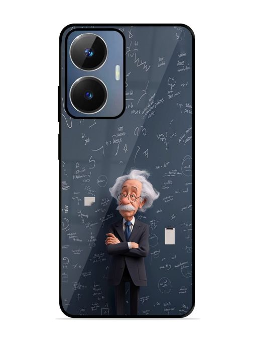 Albert Einstein Glossy Soft Edge Case for Realme Narzo N55 Chachhi