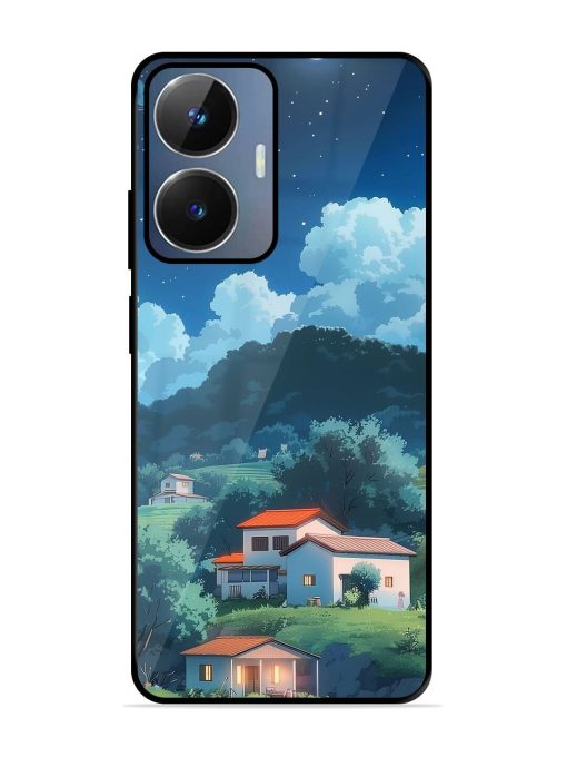 Peaceful Nightscape Glossy Soft Edge Case for Realme Narzo N55 Chachhi