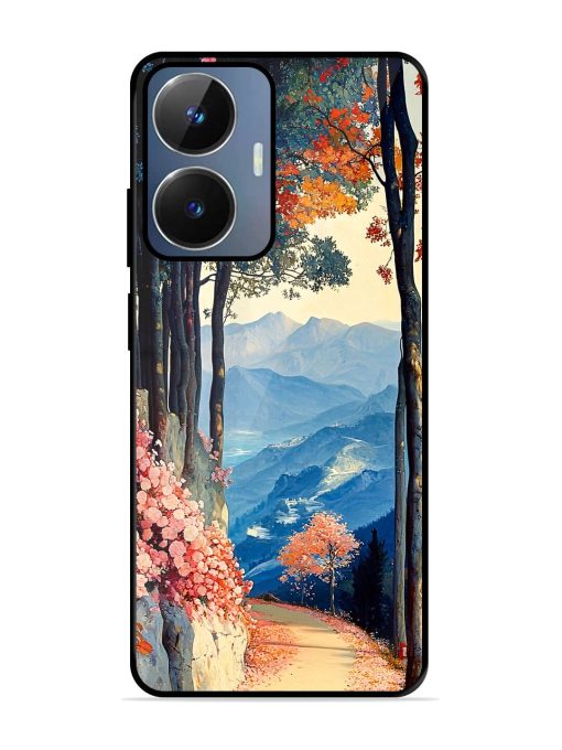 Mountainside Serenity Glossy Soft Edge Case for Realme Narzo N55 Chachhi