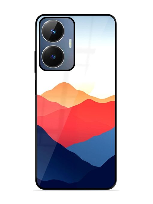 Sunset Peaks Glossy Soft Edge Case for Realme Narzo N55 Chachhi