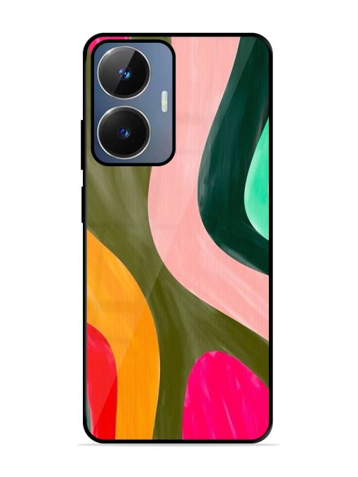 Wavy Wonder Glossy Soft Edge Case for Realme Narzo N55 Chachhi