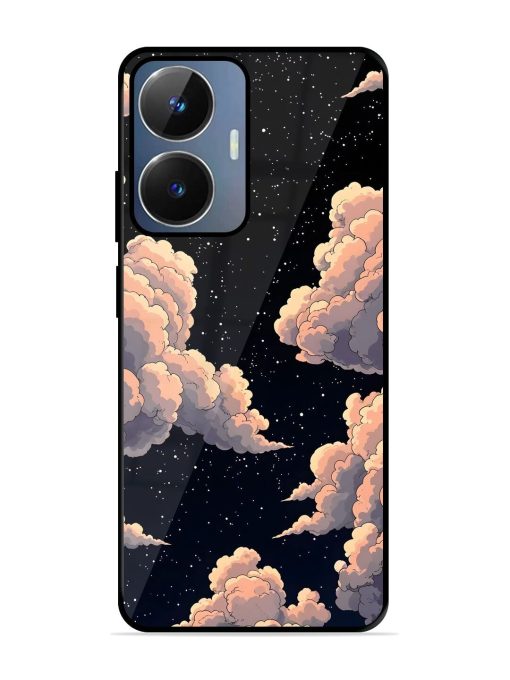 Starry Night Dreams Glossy Soft Edge Case for Realme Narzo N55 Chachhi