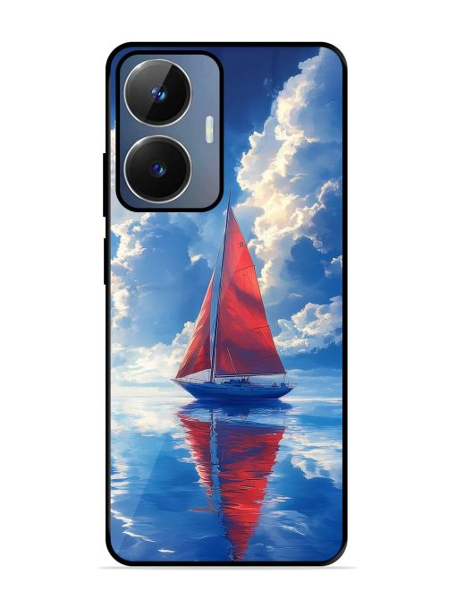 Crimson Sails Glossy Soft Edge Case for Realme Narzo N55 Chachhi