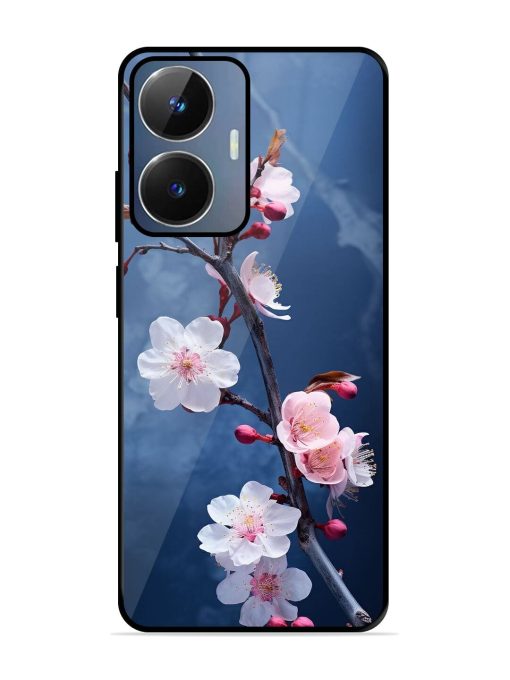 Delicate Blossoms Glossy Soft Edge Case for Realme Narzo N55 Chachhi