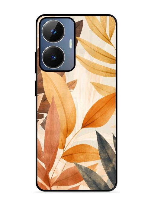 Earthy Elegance Glossy Soft Edge Case for Realme Narzo N55 Chachhi