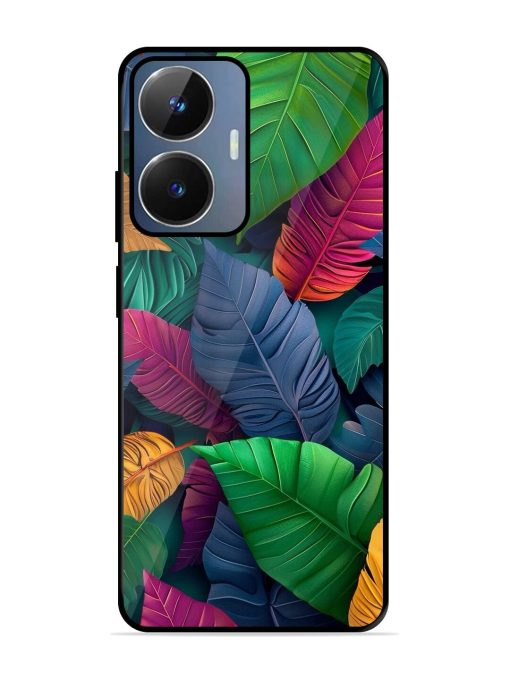 Tropical Tapestry Glossy Soft Edge Case for Realme Narzo N55 Chachhi