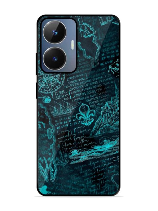 Nautical Notebook Glossy Soft Edge Case for Realme Narzo N55 Chachhi