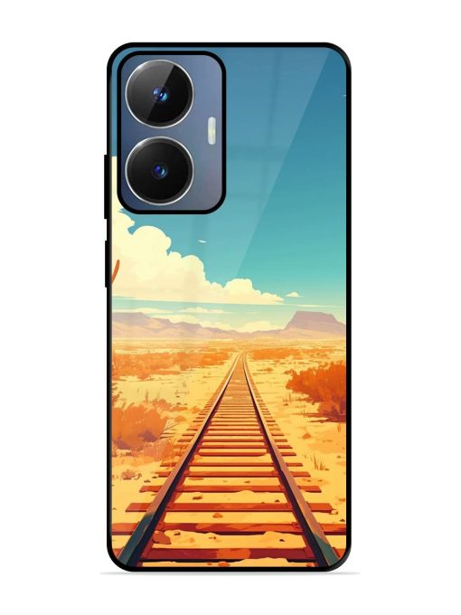 Endless Horizon Glossy Soft Edge Case for Realme Narzo N55 Chachhi