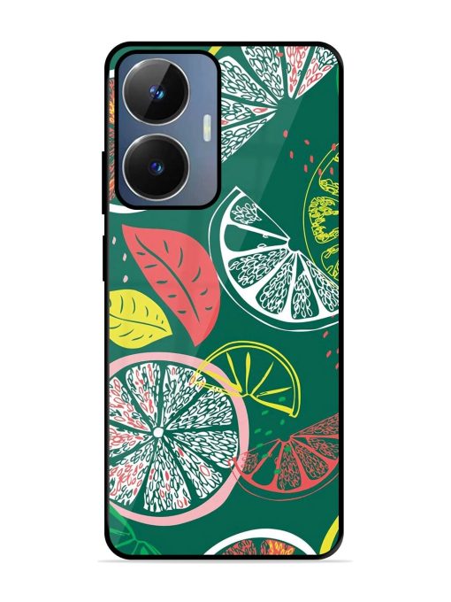 Citrus Symphony Glossy Soft Edge Case for Realme Narzo N55 Chachhi