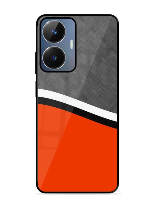 Bold Contrast Glossy Soft Edge Case for Realme Narzo N55 Chachhi