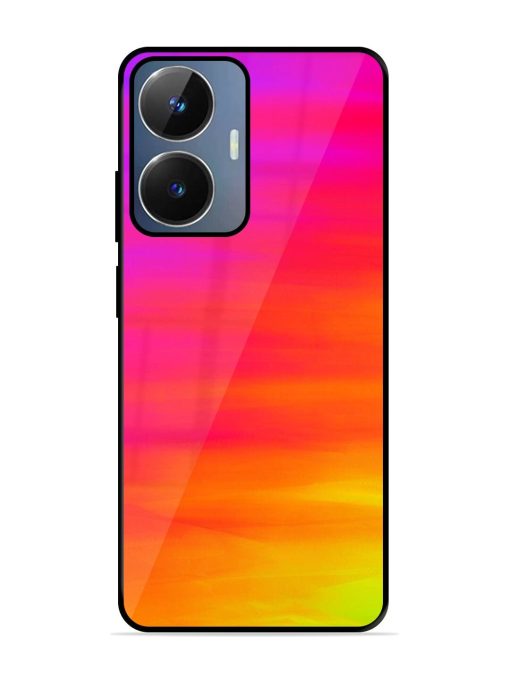 Neon Horizon Glossy Soft Edge Case for Realme Narzo N55 Chachhi