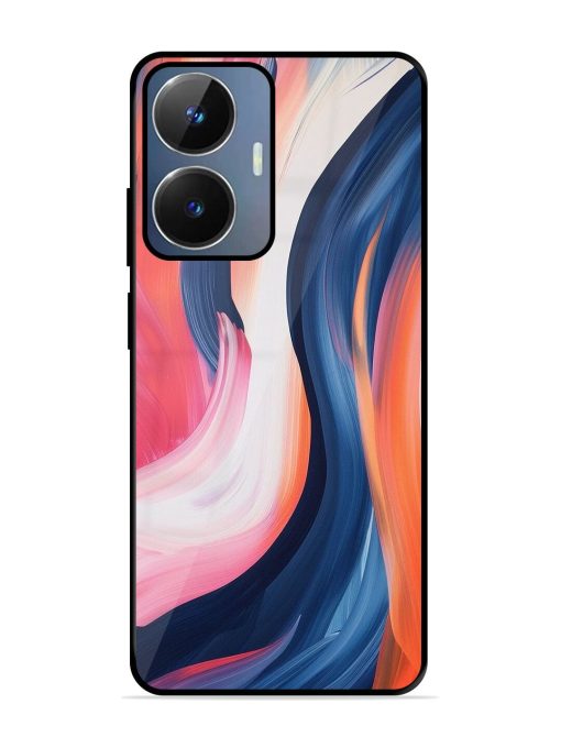 Whirling Hues Glossy Soft Edge Case for Realme Narzo N55 Chachhi