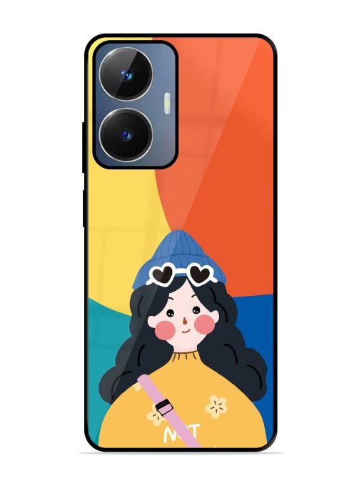 Colorful Vibes Glossy Soft Edge Case for Realme Narzo N55 Chachhi