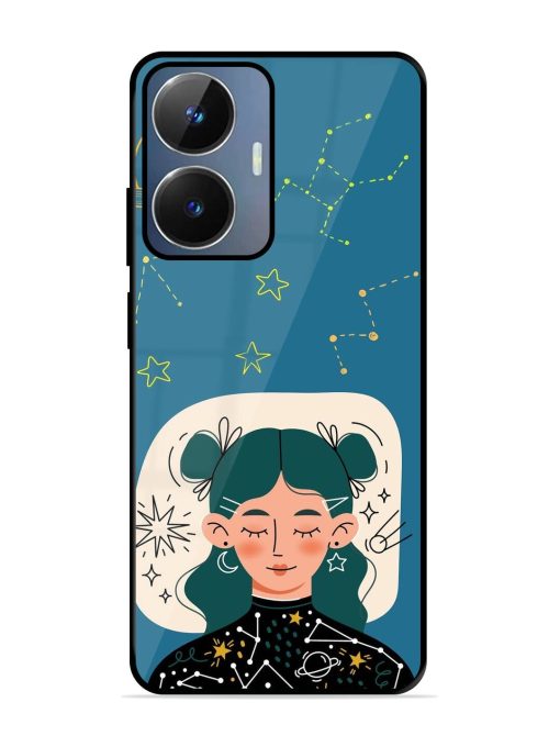 Cosmic Daydreamer Glossy Soft Edge Case for Realme Narzo N55 Chachhi