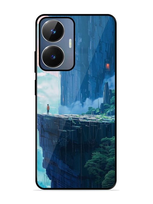 Solitude In The Sky Glossy Soft Edge Case for Realme Narzo N55 Chachhi