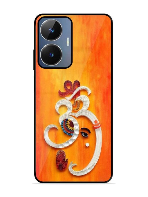 Ganesha In Quilling Art Glossy Soft Edge Case for Realme Narzo N55 Chachhi