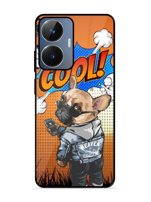 Cool Pup Glossy Soft Edge Case for Realme Narzo N55 Chachhi