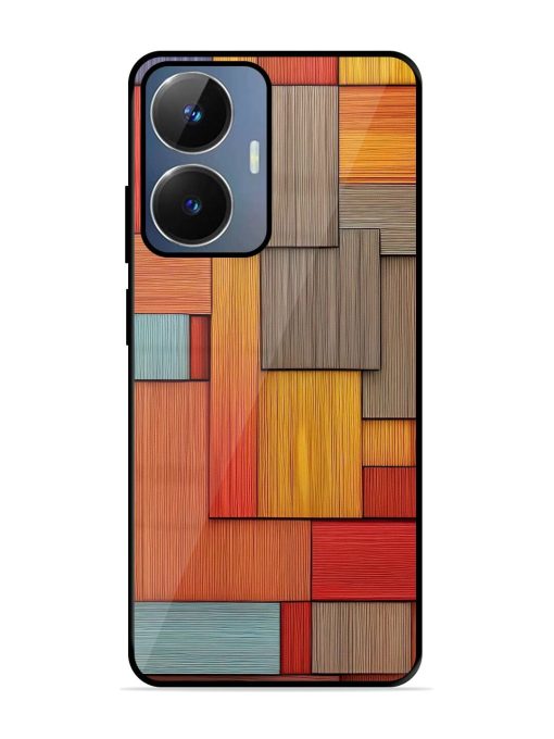 Woodsy Wonders Glossy Soft Edge Case for Realme Narzo N55 Chachhi