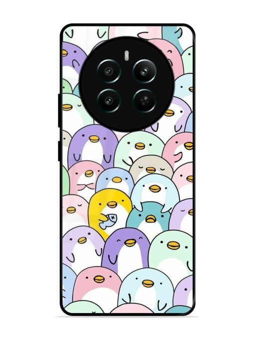 Penguin Party Glossy Soft Edge Case for Realme P1 (5G) Chachhi