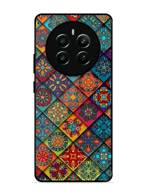 Patchwork Mandala Mosaic Glossy Soft Edge Case for Realme P1 (5G) Chachhi