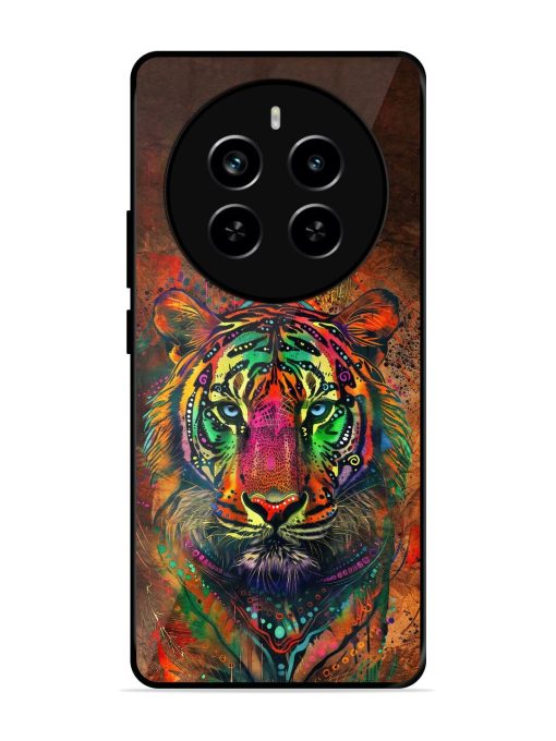 Cosmic Tiger Glossy Soft Edge Case for Realme P1 Pro (5G) Chachhi