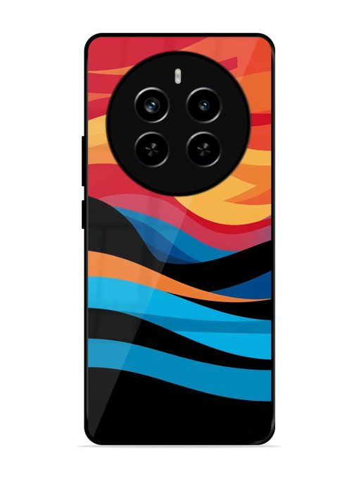 Blazing Currents Glossy Soft Edge Case for Realme P1 Pro (5G) Chachhi