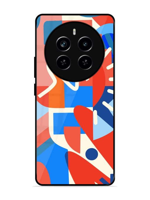 Abstract Harmony Glossy Soft Edge Case for Realme P1 Pro (5G) Chachhi