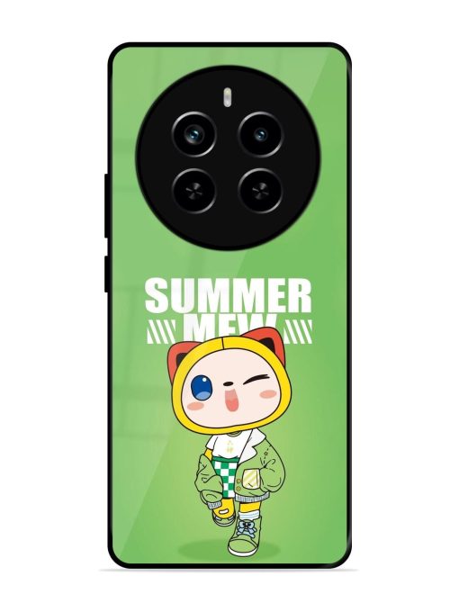 Purrfect Summer Glossy Soft Edge Case for Realme P1 Pro (5G) Chachhi