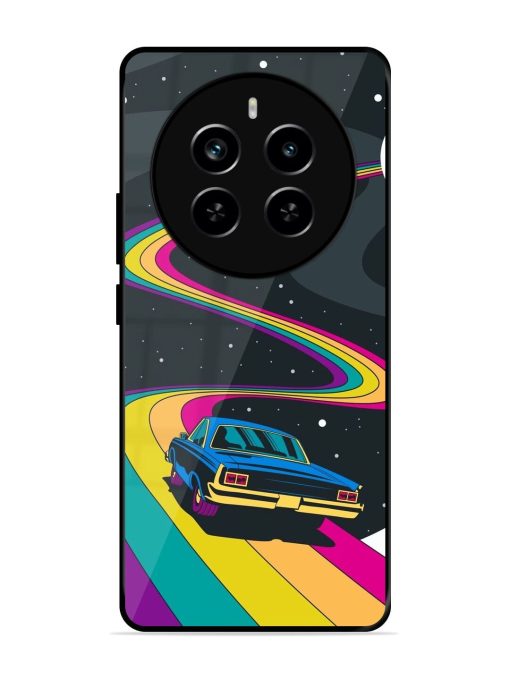 Rainbow Road Glossy Soft Edge Case for Realme P1 Pro (5G) Chachhi