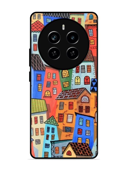 Rainbow House Glossy Soft Edge Case for Realme P1 Pro (5G) Chachhi