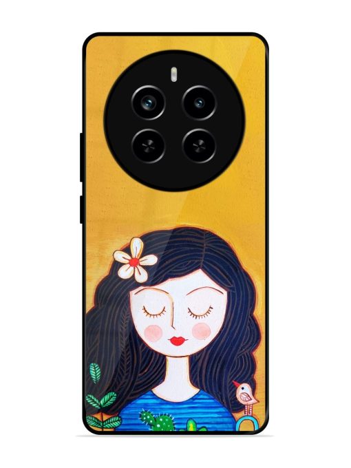 Girl Illustration Glossy Soft Edge Case for Realme P1 Pro (5G)