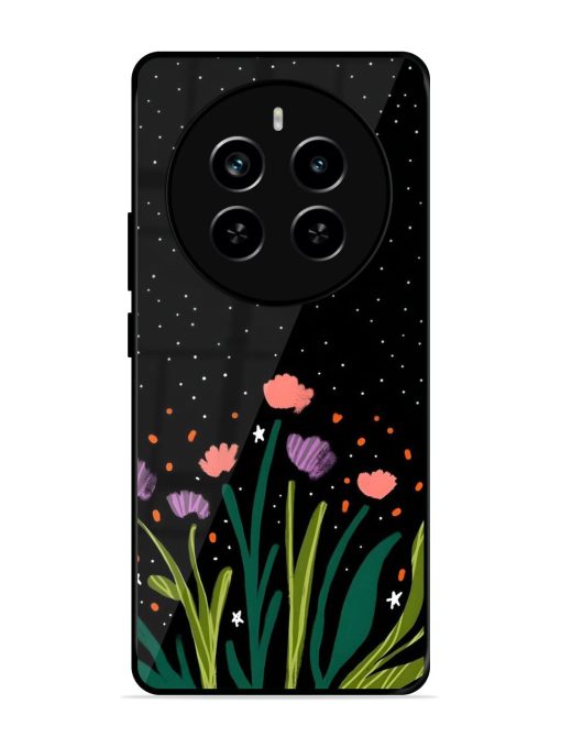 Midnight Bloom Glossy Soft Edge Case for Realme P1 Pro (5G) Chachhi