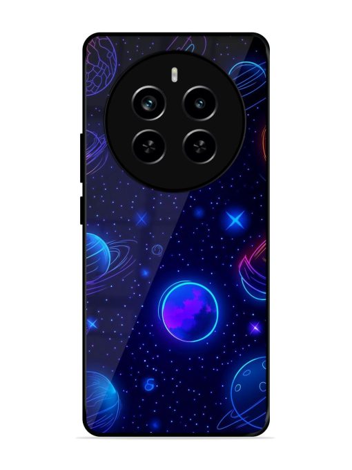 Neon Cosmos Glossy Soft Edge Case for Realme P1 Pro (5G) Chachhi