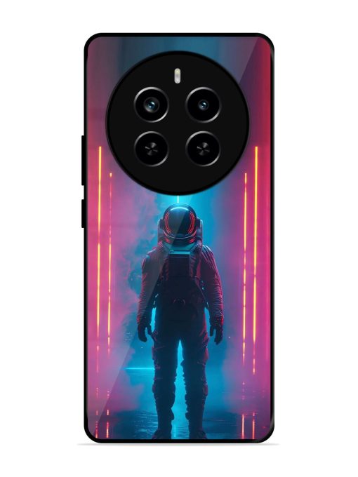 Neon Astronaut Glossy Soft Edge Case for Realme P1 Pro (5G) Chachhi