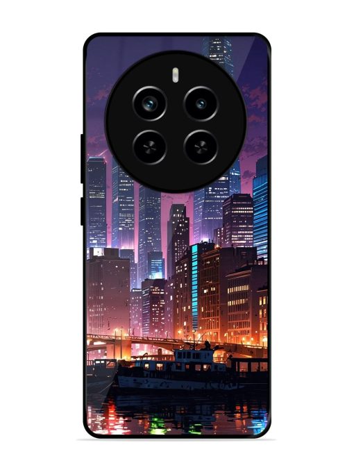 Neon Nightscape Glossy Soft Edge Case for Realme P1 Pro (5G) Chachhi