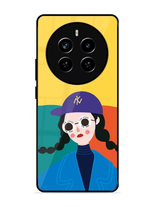 Starry-Eyed Girl Glossy Soft Edge Case for Realme P1 Pro (5G) Chachhi