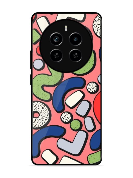 Groovy Geometric Shapes Glossy Soft Edge Case for Realme P1 Pro (5G) Chachhi