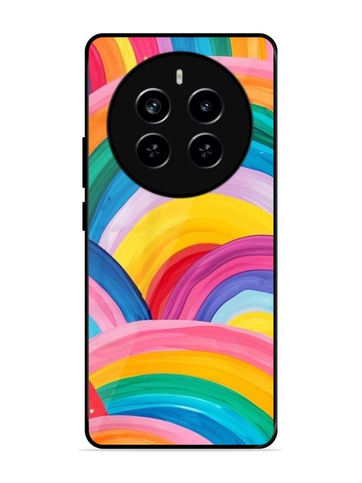 Rainbow Cascade Glossy Soft Edge Case for Realme P1 Pro (5G) Chachhi