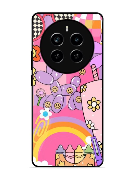 Whimsical Y2K Chaos Glossy Soft Edge Case for Realme P1 Pro (5G) Chachhi