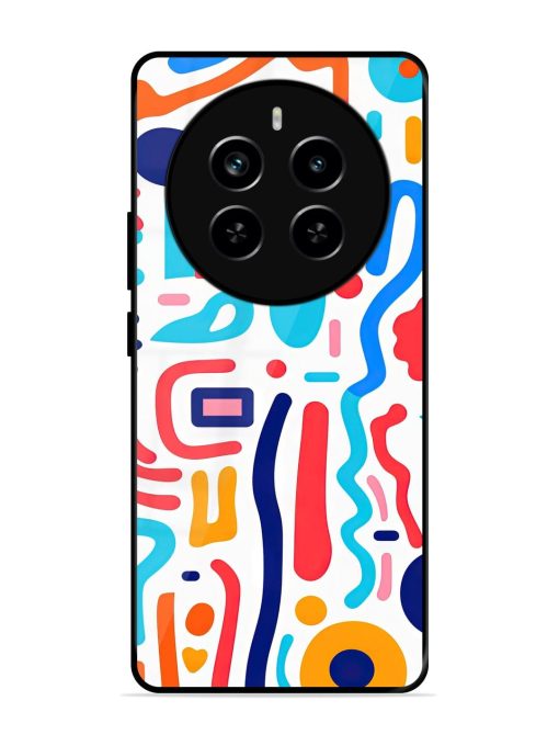 Whimsical Doodle Chaos Glossy Soft Edge Case for Realme P1 Pro (5G) Chachhi