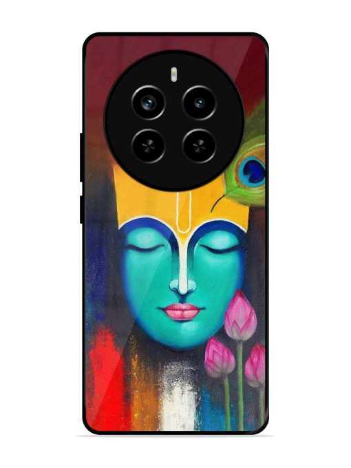 Divine Tranquility: The Face Of Krishna Glossy Soft Edge Case for Realme P1 Pro (5G) Chachhi