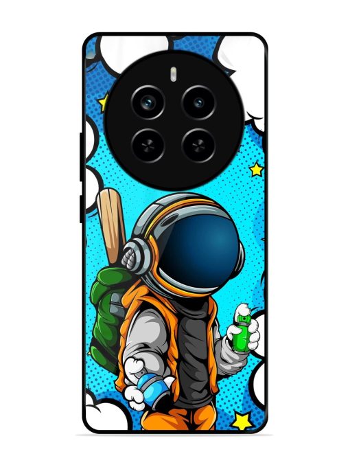 Space Graffiti Artist Glossy Soft Edge Case for Realme P1 Pro (5G) Chachhi