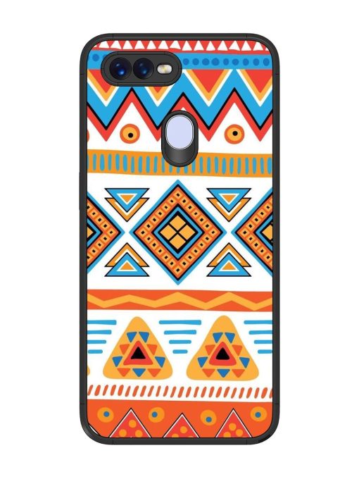 Vibrant Tribal Pattern Glossy Soft Edge Case for Realme U1 Chachhi