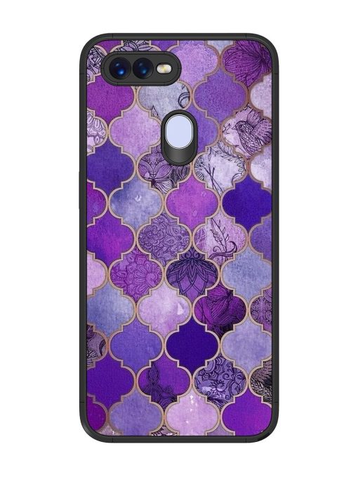 Purple Mosaic Magic Glossy Soft Edge Case for Realme U1 Chachhi