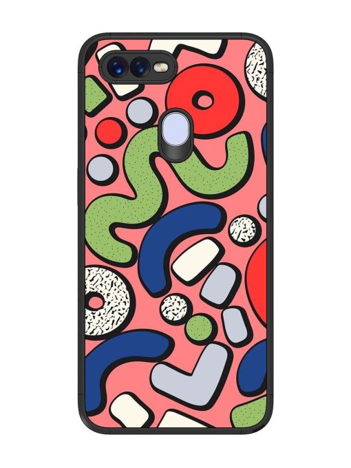 Groovy Geometric Shapes Glossy Soft Edge Case for Realme U1 Chachhi