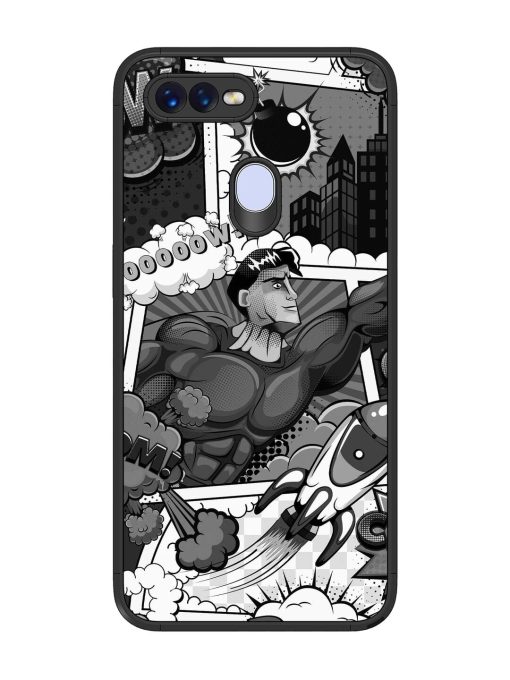 Comic Book Chaos Glossy Soft Edge Case for Realme U1 Chachhi