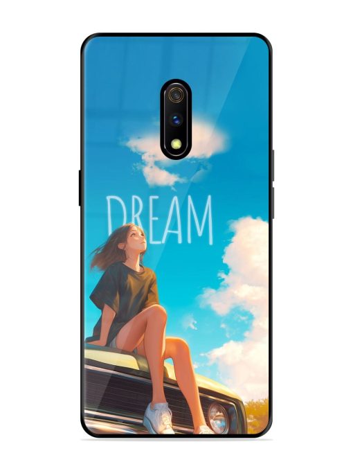 Girly Dream Art Glossy Soft Edge Case for Realme X Chachhi