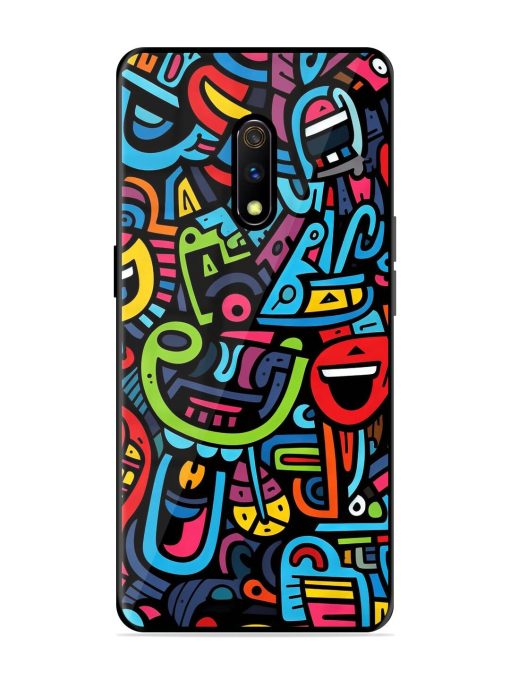 Doodlephoria Glossy Soft Edge Case for Realme X Chachhi