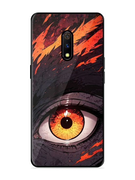 Inferno Gaze Glossy Soft Edge Case for Realme X Chachhi