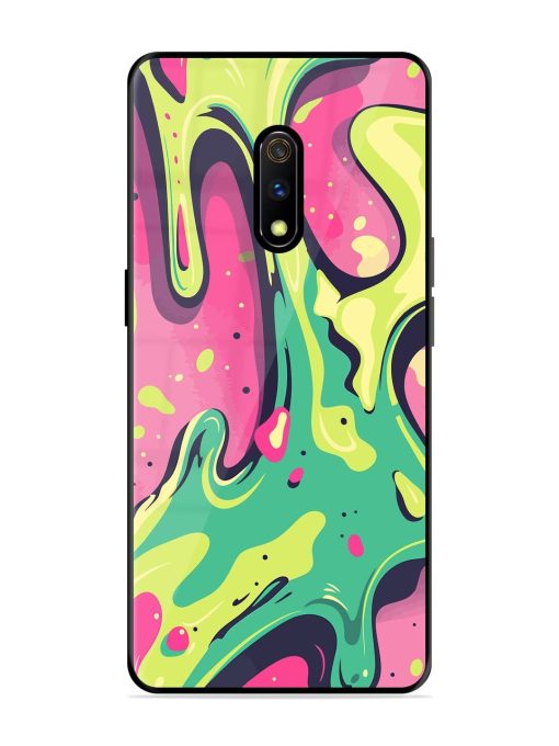 Gooey Grooves Glossy Soft Edge Case for Realme X Chachhi